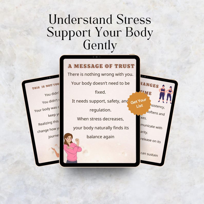 Curated visual reference: Fresh Look at 5 Minute Cortisol Reset For Women Daily Routine Digital Download