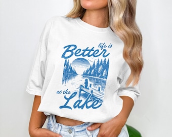 Life Is Better At The Lake Png, Summer Vacation Instant Download, Lake Life Png, Outdoor Adventure Download, Nature Lover Gift, Lake Vibes