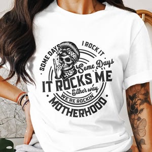 Skull Mom PNG: Rock It Motherhood Design (Digital Download)