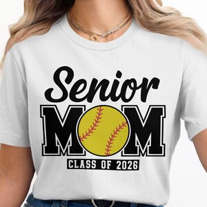 Senior Mom 2026 Png, Softball Mom Graphic, Class of 2026 Design, Digital Download, Cricut Ready, High Resolution, Mom Gift Idea