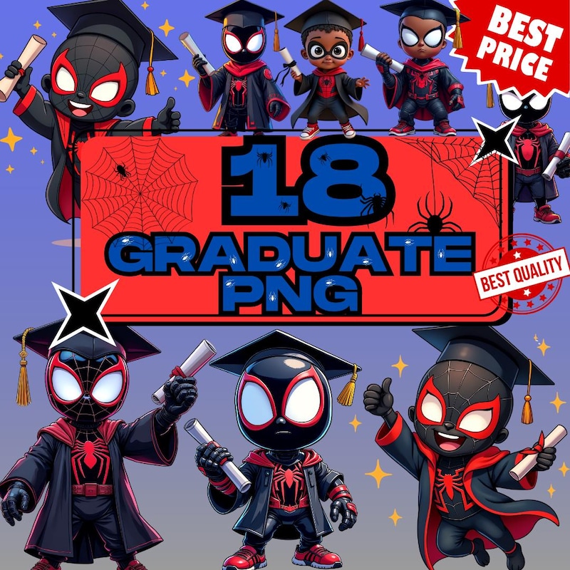 Spiderman Graduation Spiderman Graduation Cap - Etsy