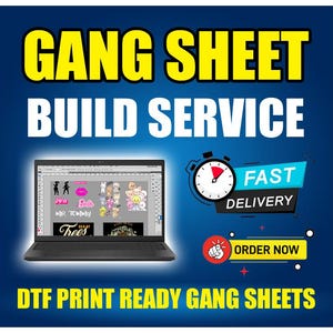 Gang Sheet Build Service.