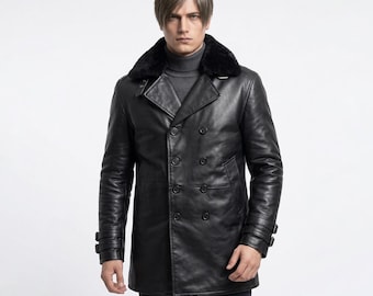 Leon S Kennedy Leather Jacket – Resident Evil RE9 Cosplay