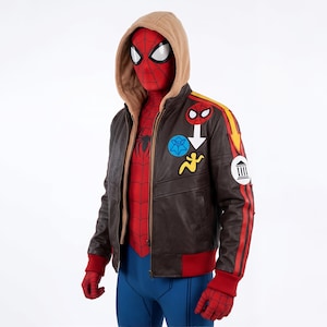 peter parker cosplay, spiderman cosplay, spiderman jacket, spiderman costume, comic con cosplay,iron man cosplay, peter parker jacket, andrew garfield, marvel rivals,gaming jacket, game cosplay jacket, andrew garfield, spider man jacket