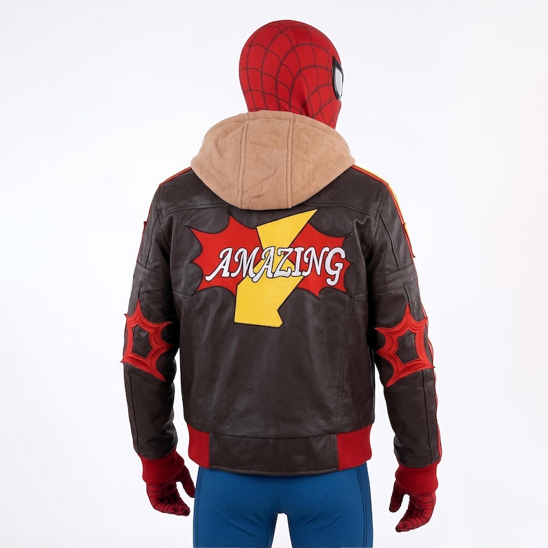 peter parker cosplay, spiderman cosplay, spiderman jacket, spiderman costume, comic con cosplay,iron man cosplay, peter parker jacket, andrew garfield, marvel rivals,gaming jacket, game cosplay jacket, andrew garfield, spider man jacket
