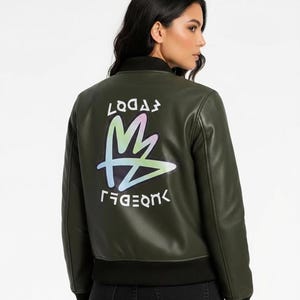 Pokémon Legends ZA Inspired Leather Jacket - Unisex Gaming Costume image 3