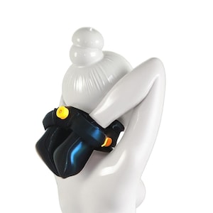 Wickedergonomy Reverse Fiddle: Ergonomic posture and wrist restraint - feature-rich, shape designed, black & orange