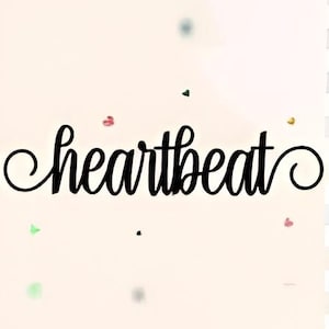 Heartbeat Script Font, Valentine's Day Font (TTF-OTF)