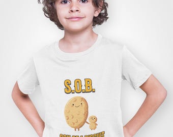 Funny Son of a Biscuit Tee, Funny Shirt for Kids, Quirky T-Shirt, Free Shipping