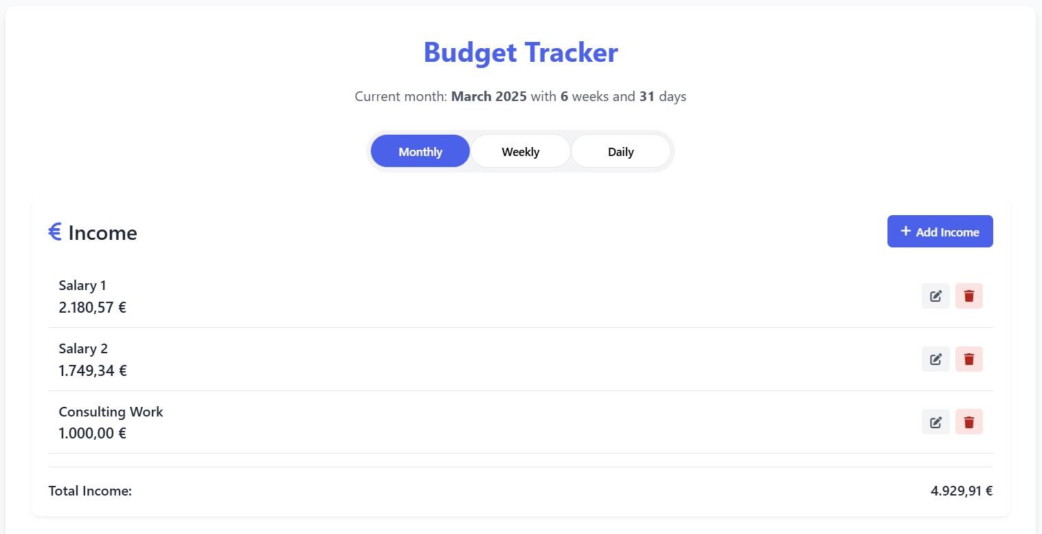 Interactive Budget Tracker | 50/30/20 Rule Financial Planner | Personal ...