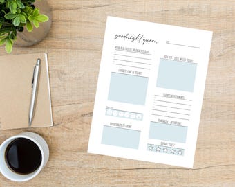 Daily Manifestation Planner | Printable Soft Life Journal | Digital ...