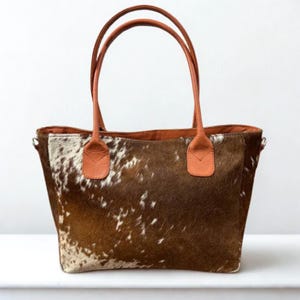 Real Cowhide Tote Bag Purse Cowhide Hair on Tote Bag Natural Cowhide Tote Bag Cowhide Shoulder Bag Western Bag Large Tote Bag Cowhide Purse