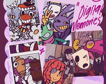 TADC / Digital Circus "Digital Memories" Mini Art Prints