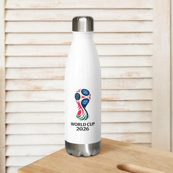2026年ワールドカップ記念ウォーターボトル｜ステンレス製サッカー