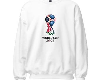 World Cup Fan Sweatshirt – Soccer Crewneck Pullover – Unisex Game Day Apparel – 2026 Football Supporter Gift – Cozy Match Day Outfit