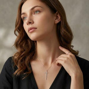 14K guldpläterat troskorshalsband för kvinnor, elegant lagerkedja med pärlhänge justerbart minimalistiskt smycke present till henne