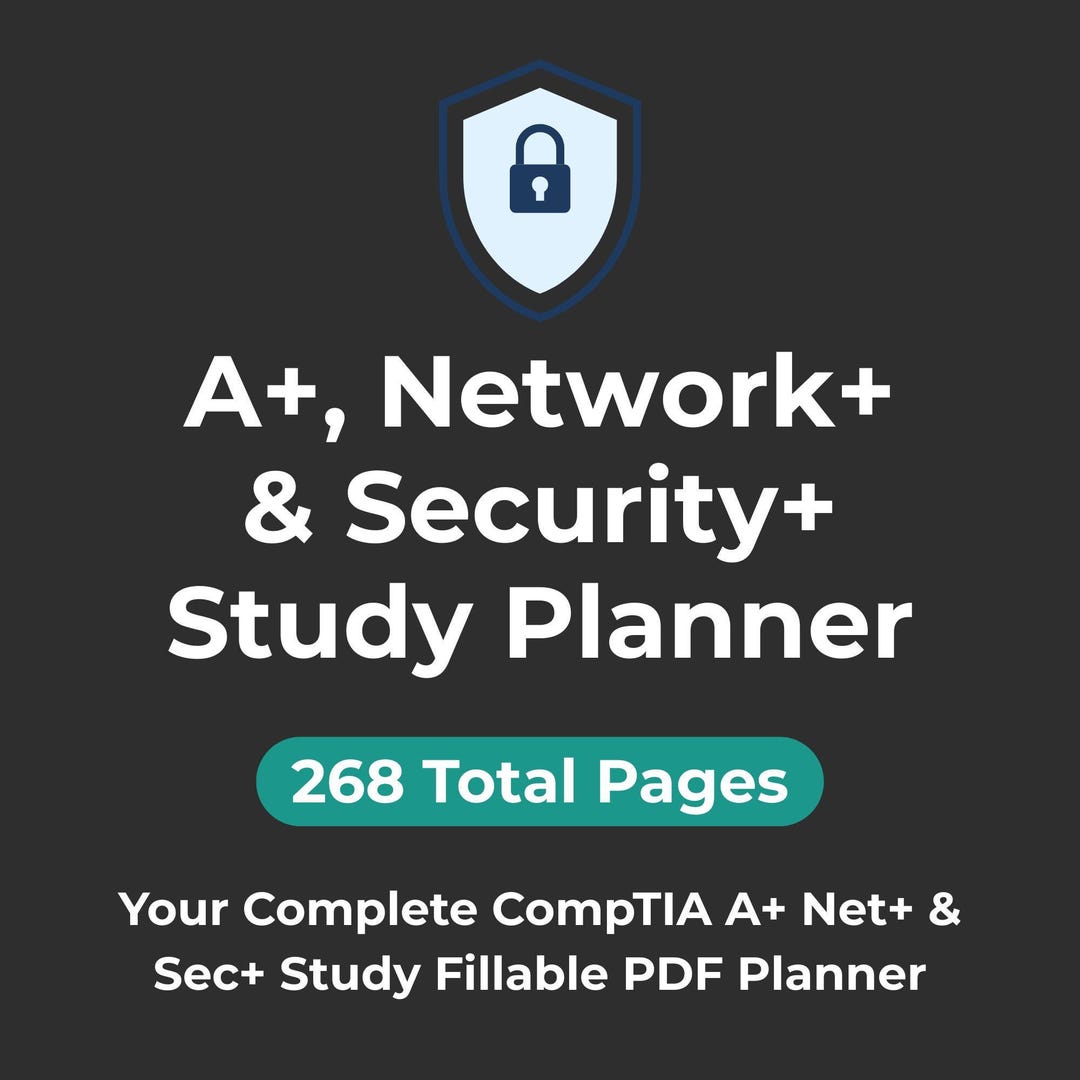 Comptia Cert Bundle A+ Net+ Sec+ IT Exam Prep Study Guide Digital ...