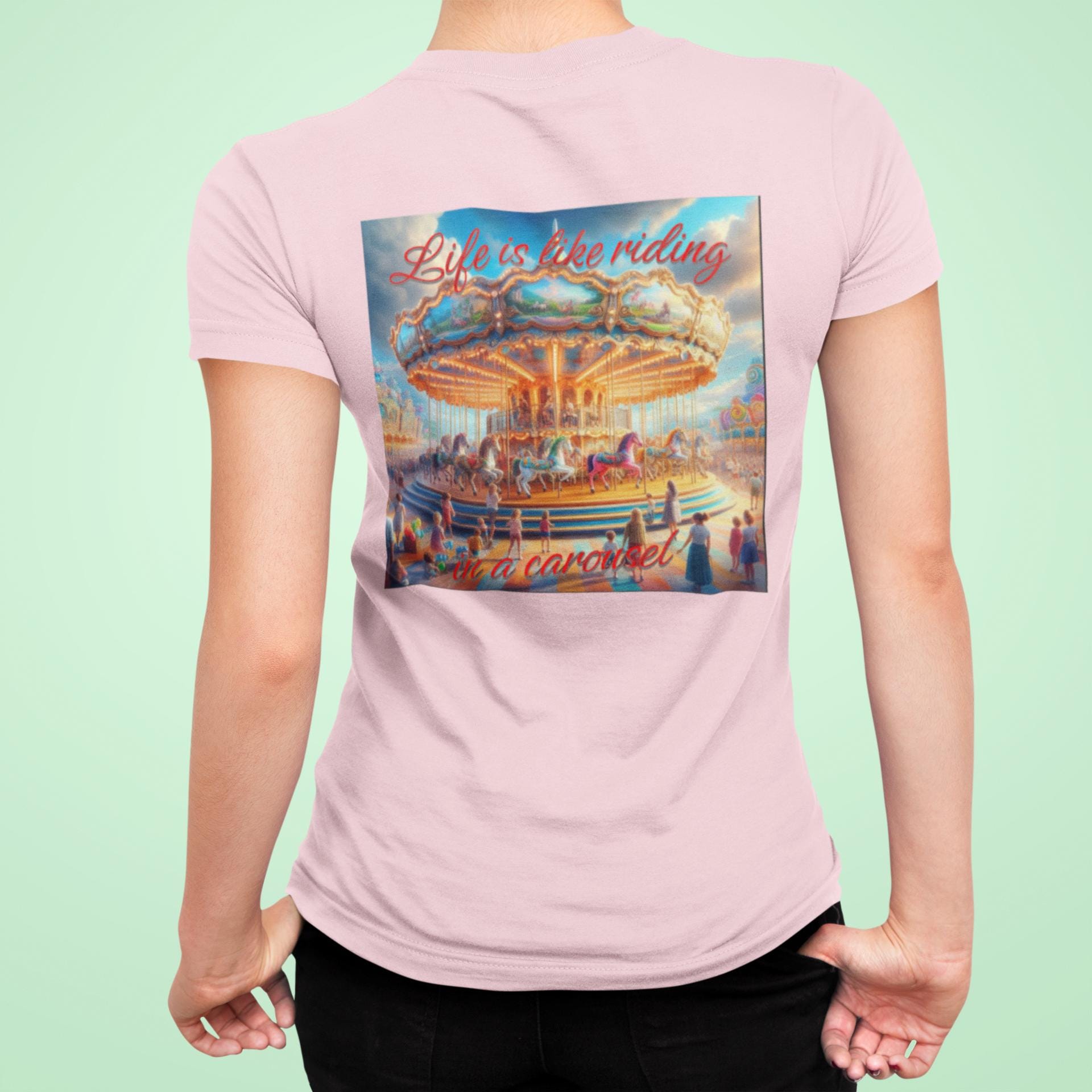 Mens Merry Go Round Tee Shirt - Etsy