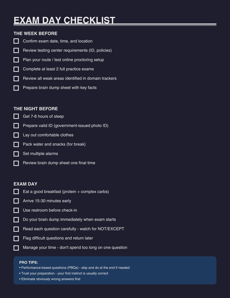 Comptia Cert Bundle A+ Net+ Sec+ IT Exam Prep Study Guide Digital ...