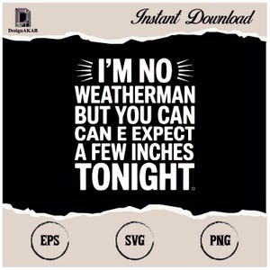 Funny Weatherman Bachelor Party Design (Digital Download)