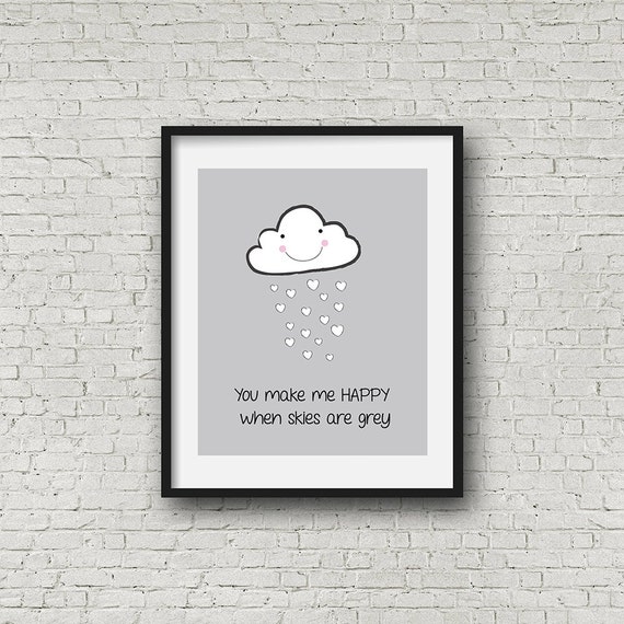 Music Makes Me Happy Wall Decal Quote With Headphones