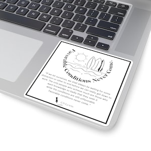 Don't Wait Sticker!  CS Lewis Quote, Go for It, Literary Gift, Inspirational Sticker, Graduation Sticker, Vintage Style Sticker,
