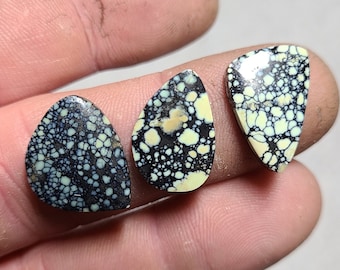 New Lander Turquoise Cabochon Lot of 3