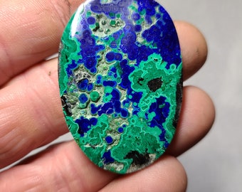 Morenci Azurite Malachite Cabochon