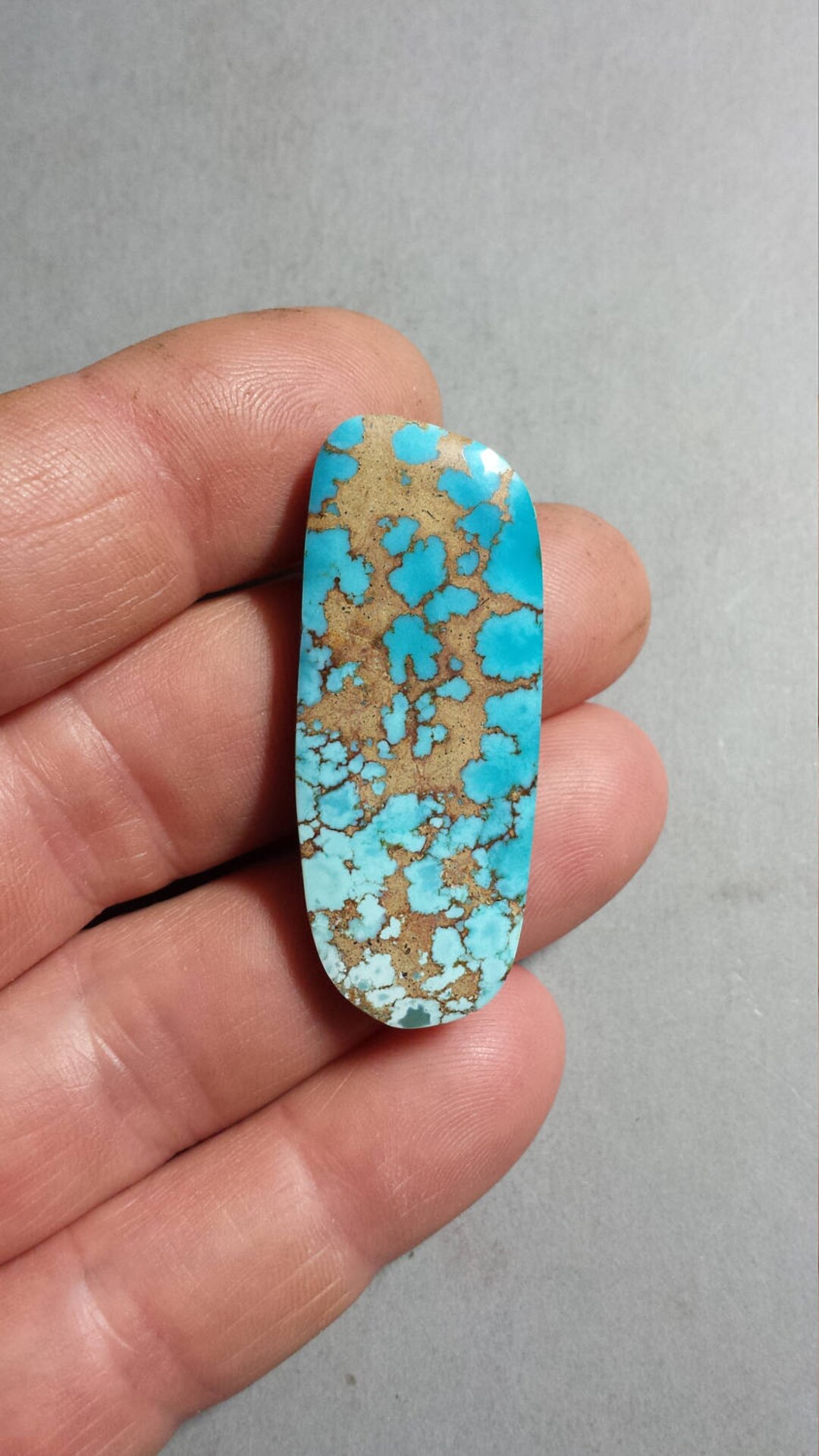 Gobi Desert Lavender Turquoise Designer Cabochon - Etsy