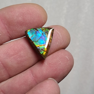 Ammolite Cabochon,  Genuine Canadian Ammolite,  Ammolite Gemstone,  Ammolite,  Ammolite Stone,  Colorful Ammolite, Ammolite
