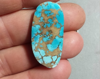 Gobi Desert Lavender Turquoise Designer Cabochon