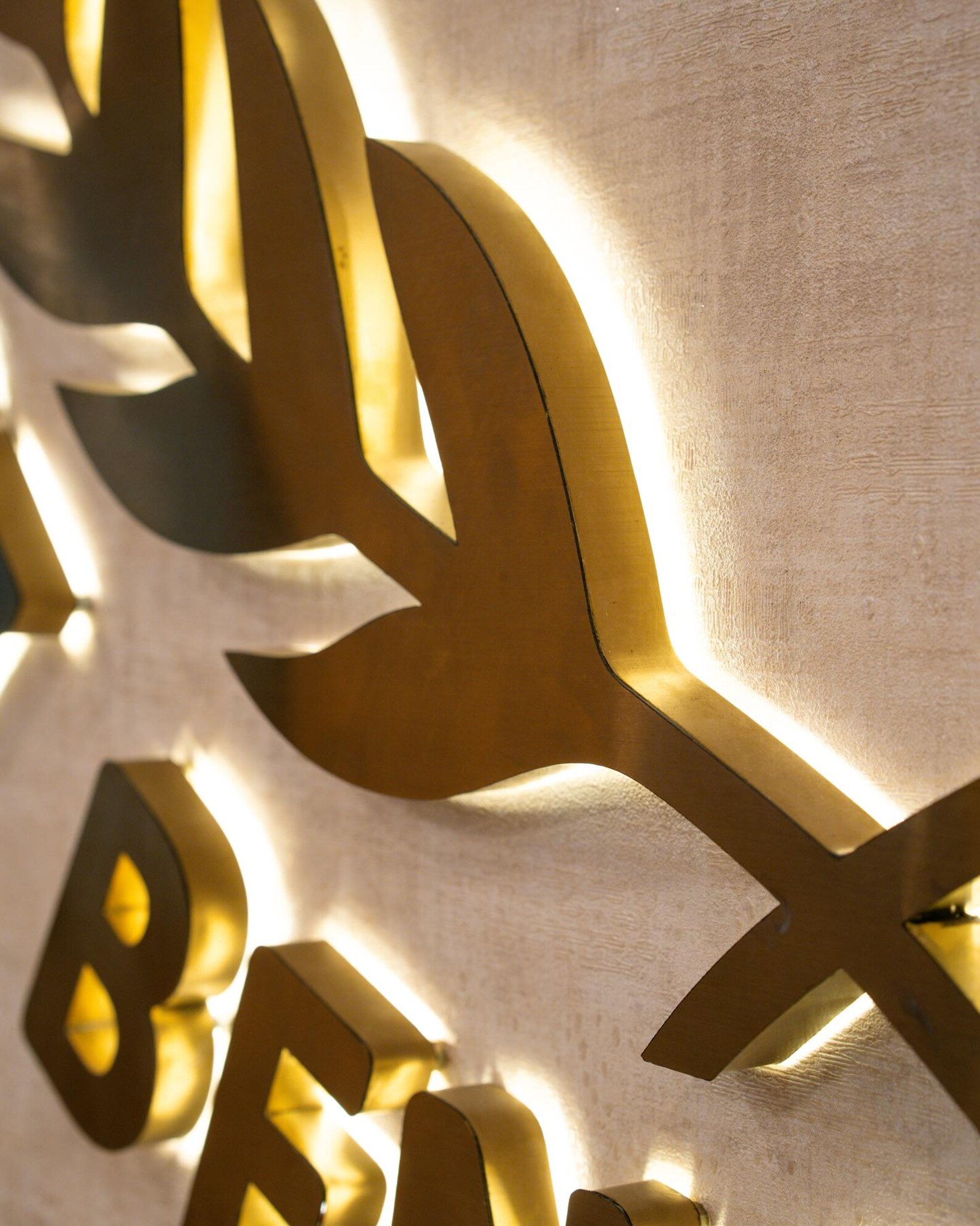 Custom LED Backlit 3D Logo Sign: Stainless Steel Business Signboard - Etsy