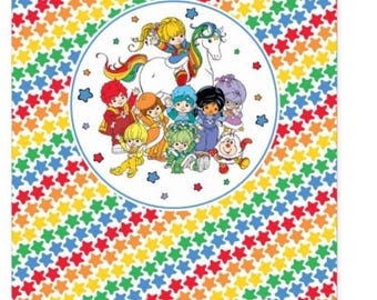Rainbow Brite Birthday invite bundle