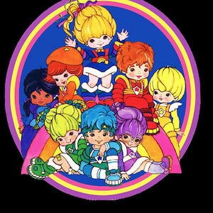 Rainbow brite birthday print pack