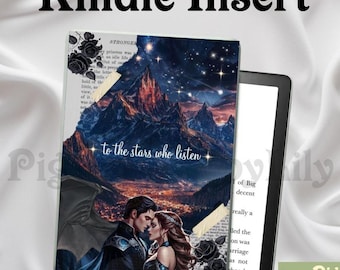 ACOTAR Velaris Inspired Kindle Insert  | Digital Print | Download | Printable | Kindle Accessory | Kindle Decor | Bookish | Digital Art |