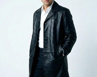 Se7en Brad Pitt Leather Coat - Seven David Mills Cosplay Coat