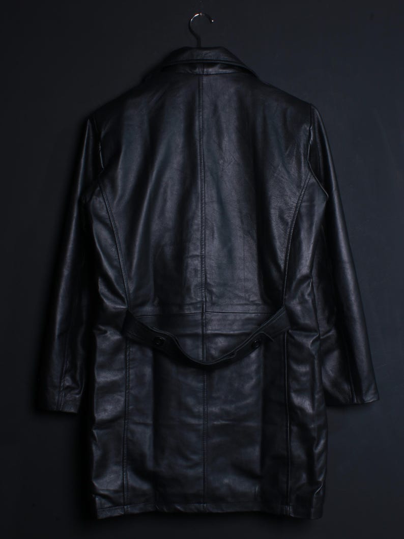 Max Payne 1 Inspired Max Leather Coat - Max Payne Cosplay Coat - Max Payne Remastered Cosplay Costume image 4