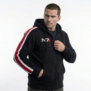 Mass Effect Commander Shepard N7 Cosplay Unisex Hoodie