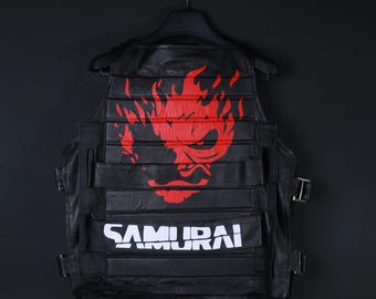 Cyberpunk 2077 Johnny Silverhand's Cosplay Leather Vest