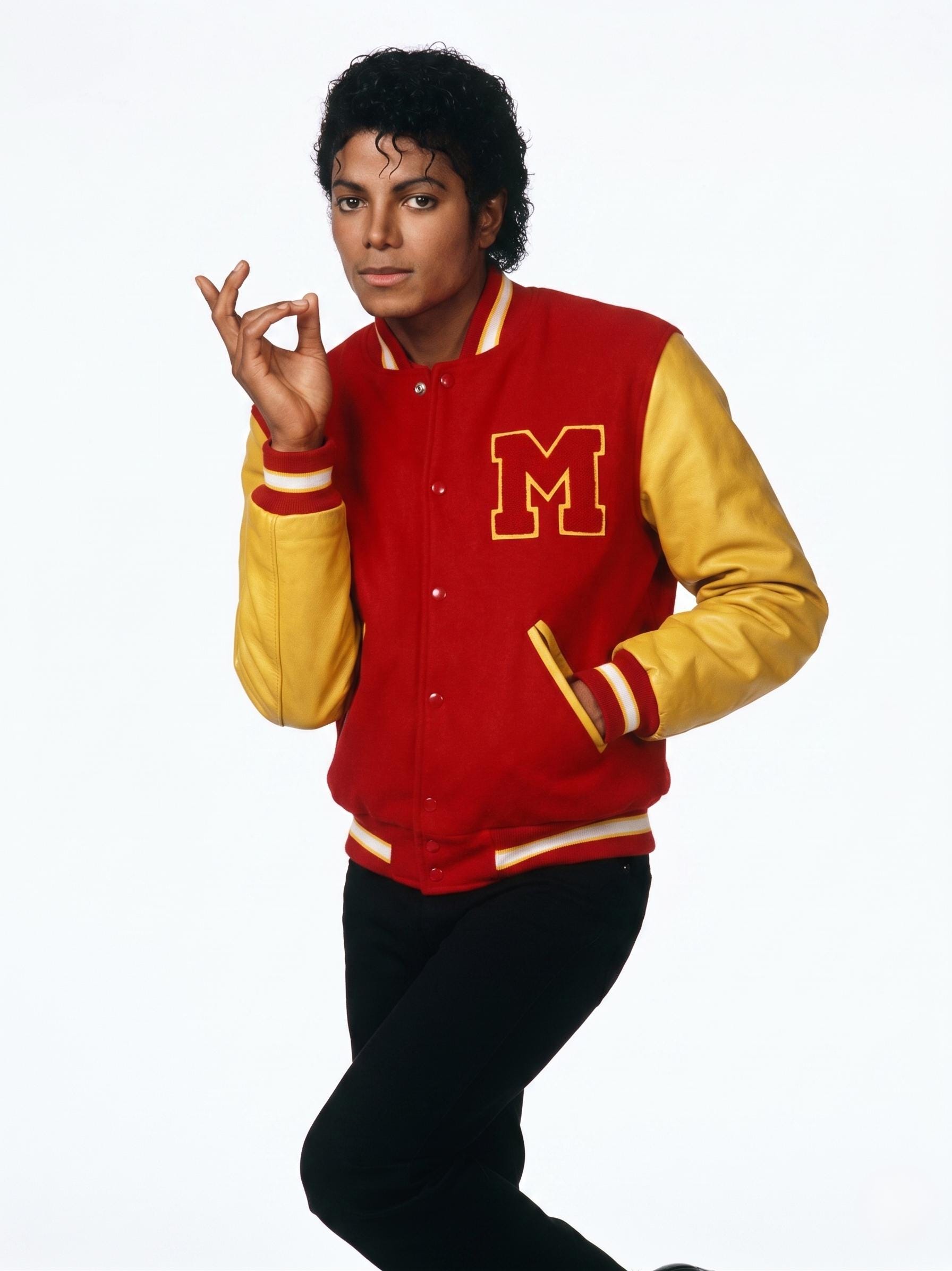 MJ Thriller Letterman Michael Jackson Varsity Bomber Jacket - Kid
