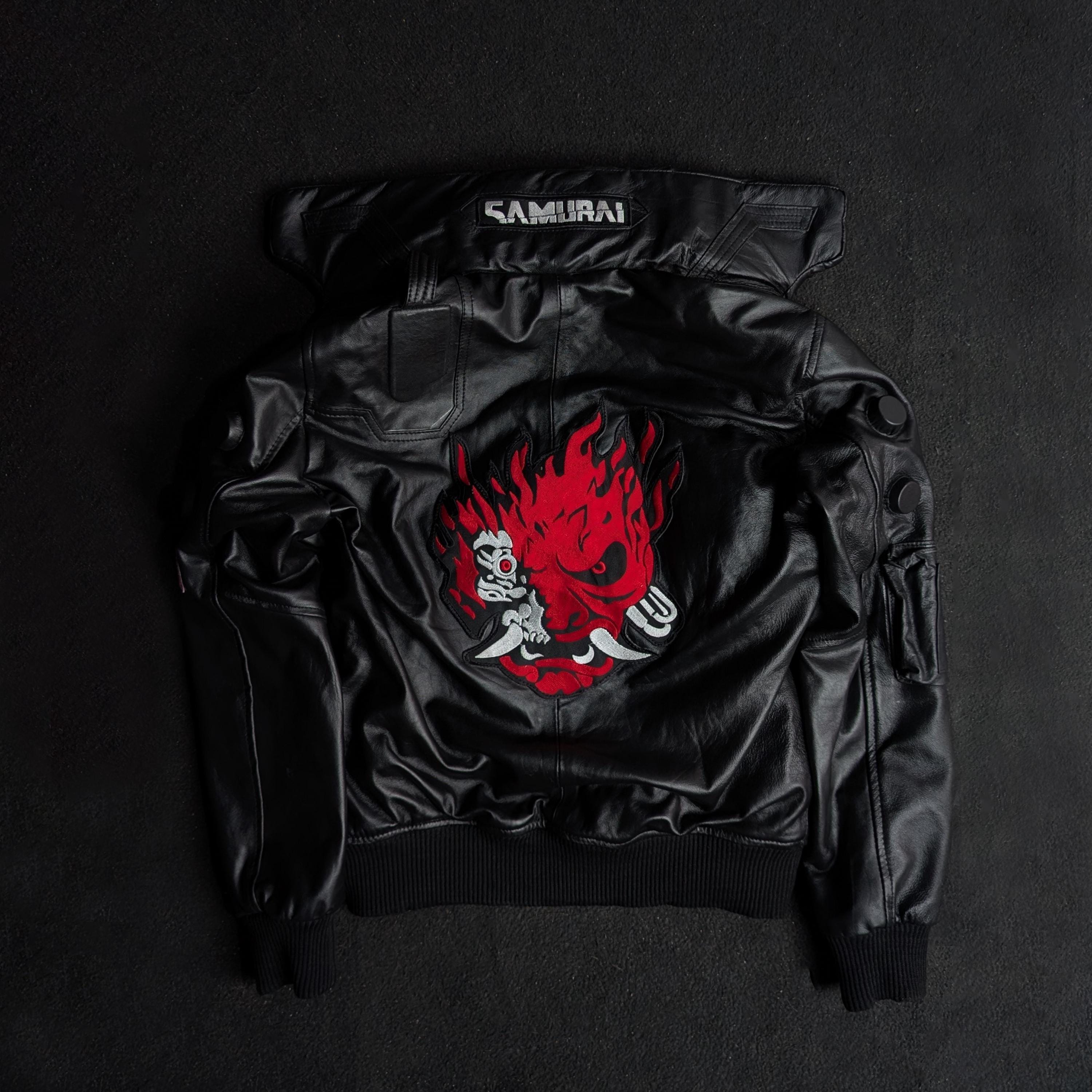 Cyberpunk 2077 Samurai Bomber Jacket - Etsy