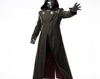 Inspired By Avengers Dr Doom Robert Downey Jr Cosplay Coat - Dr Doom Fantastic Four Cosplay Costume