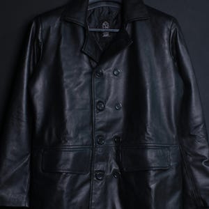 Max Payne 1 Inspired Max Leather Coat - Max Payne Cosplay Coat - Max Payne Remastered Cosplay Costume image 3