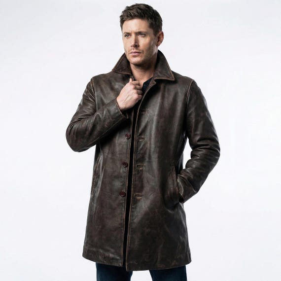 Supernatural Dean Winchester Leather Jacket, Jensen Ackles TV