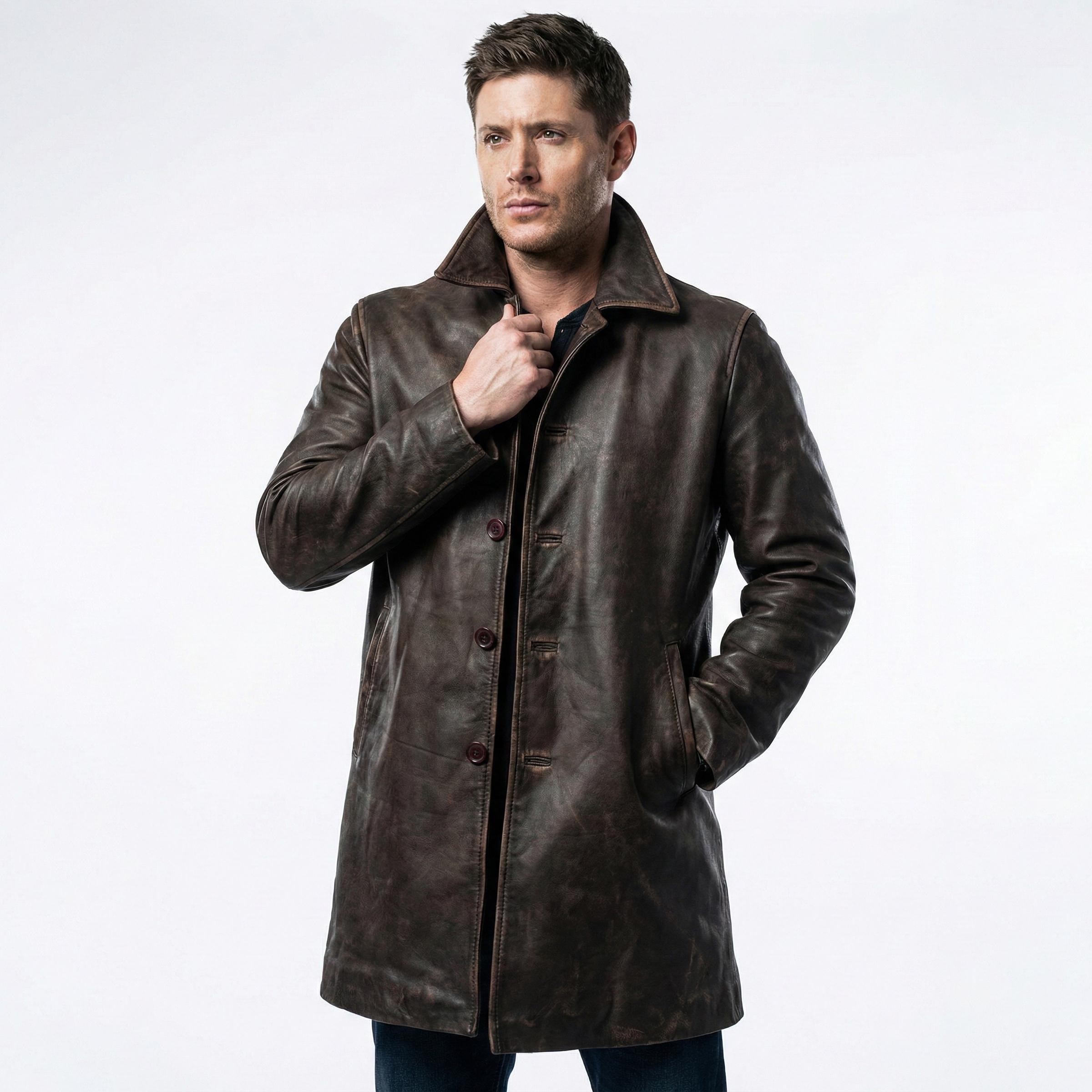 Supernatural Dean Winchester Leather Jacket, Jensen Ackles TV