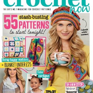 5000 czasopismo Crochet Pattern Collection, zestaw czasopism Crochet, pełen wzorów i rękodzieła, mnóstwo książek, instrukcje