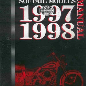 Harley Davidson Softail 1997–1998 Service Manual PDF – Vintage Motorcycle Repair Guide , PDF Digital Download