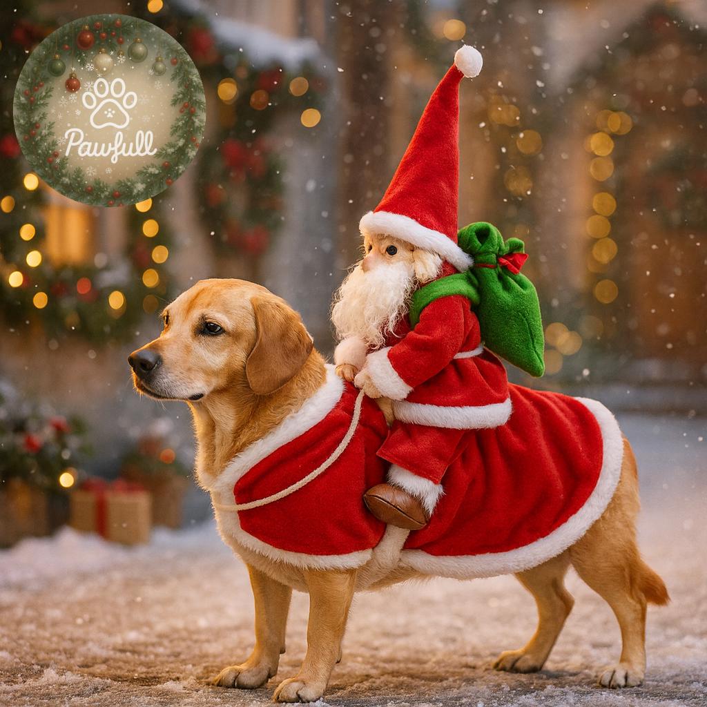 slim fit dress slacks Parisian Pet 'Mrs. Claus Dress' Dog & Cat Shirt – Holiday Pet Apparel