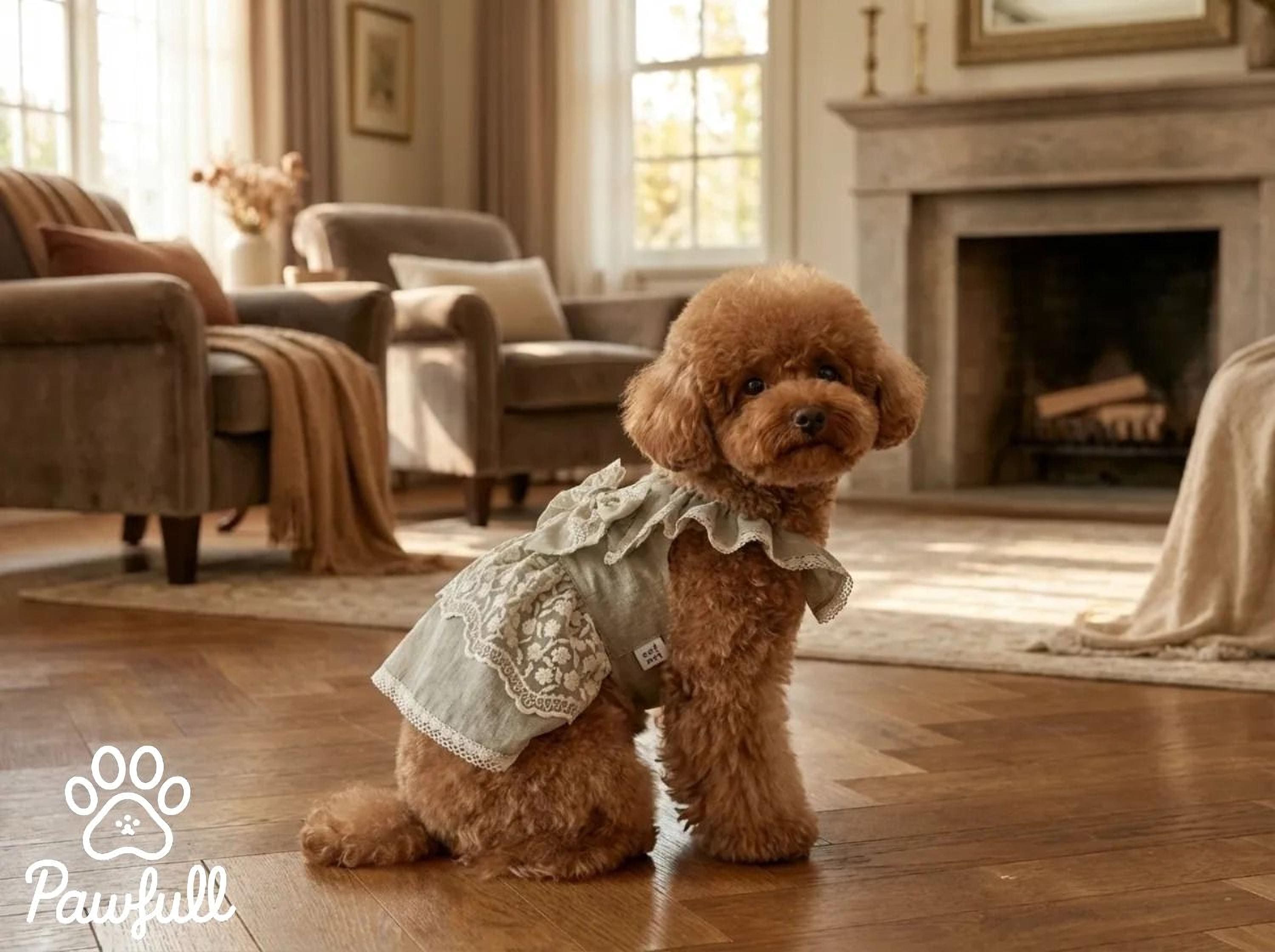 Dog Dresses Sage Green - Etsy