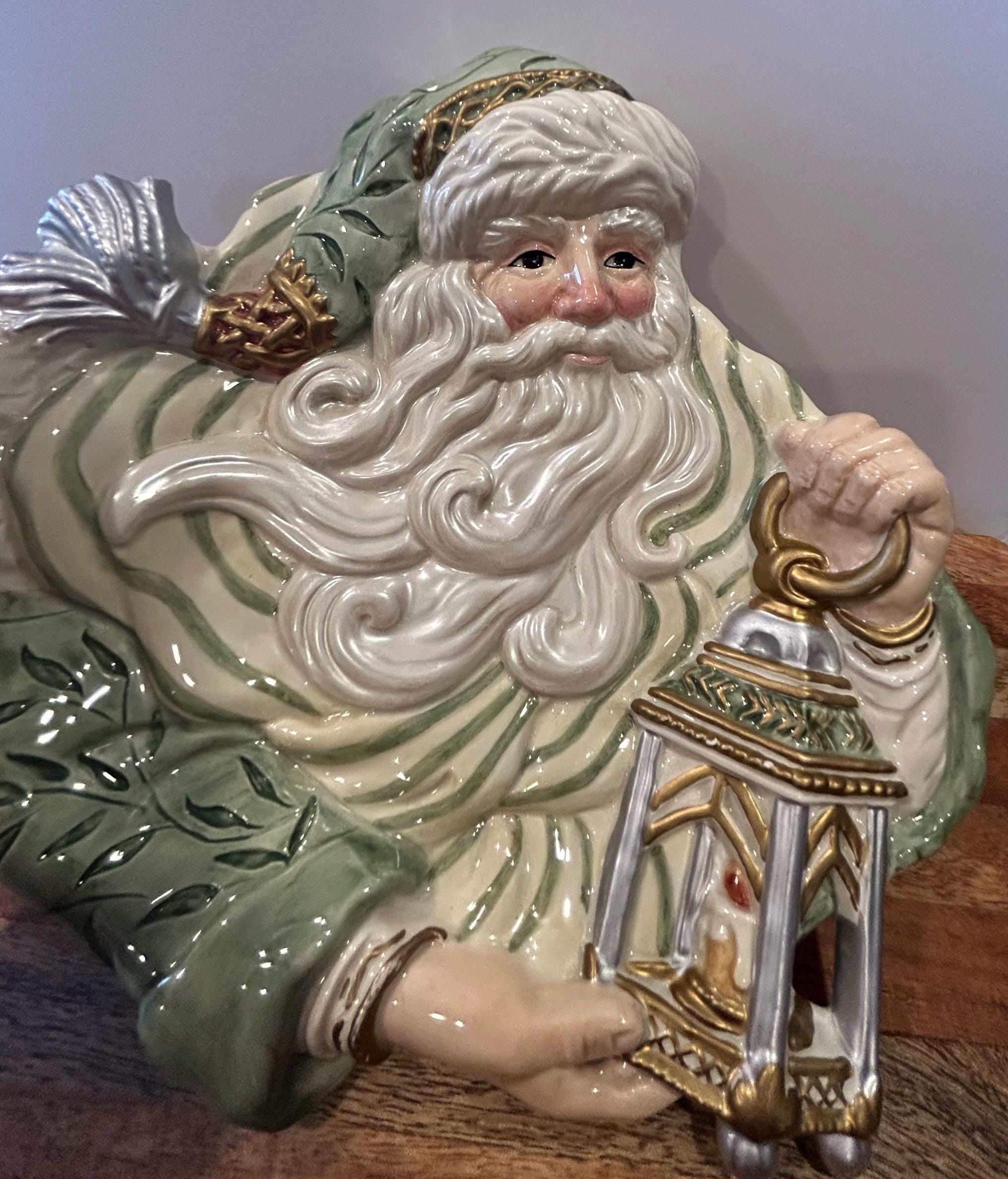 Fitz and Floyd サンタクロース 陶器 置物 食器 Fitz and floyd plate